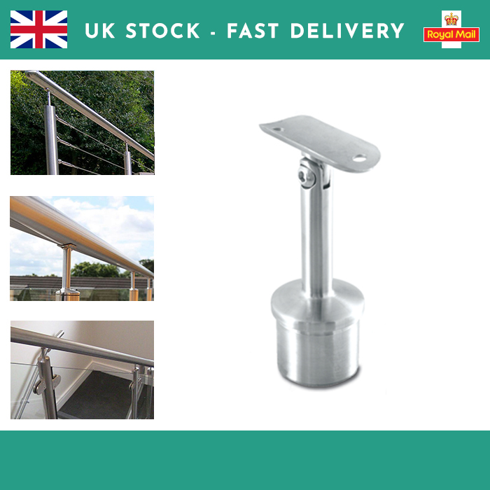 Articulated Stainless Steel Handrail Balustrade Support 42.4mm AISI 304 or 316