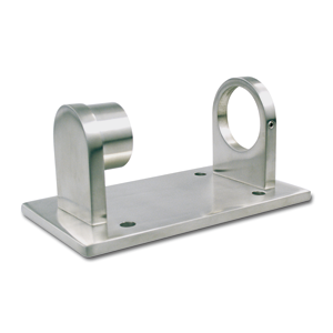 Post Holder 42.4mm AISI 304 or 316 Stainless Steel Handrail Balustrade Compon...